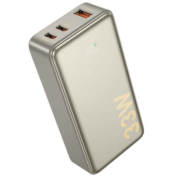 Портативная батарея Power Bank Hoco Q27 Jewel 33W 10000mAh, Titan - Gold