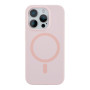 Чехол - накладка Silicone Case with Magsafe для iPhone 15 Pro Max antique white