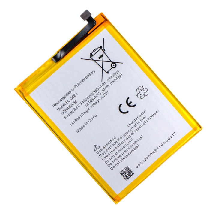 Акумулятор BL-34BT для Tecno Spark 10 Pro 3500mAh, AAAA