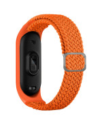 Ремешок для Xiaomi Mi Band 3 / 4 / 5 / 6 / 7 Elastic adjustment, Papaya