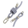 Кабель - брелок Hoco GH7 Type-C to Type-C 60W 1.8m, Blue
