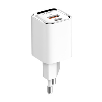 Сетевое Зарядное Устройство LDNIO A2317C Type-C PD USB QC 30W, White