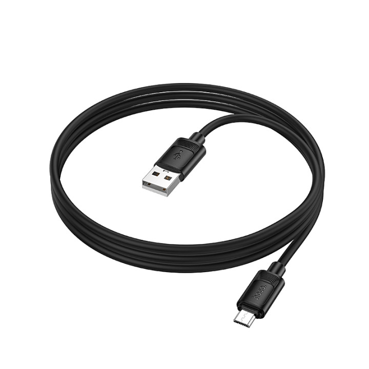 Data - кабель Hoco X122 USB to micro-USB 1m, Black
