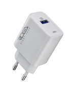 Мережевий Зарядний Пристрій Ridea RW-18120 Rapid USB QC 18W, White