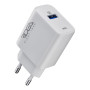 Мережевий Зарядний Пристрій Ridea RW-18120 Rapid USB QC 18W, White