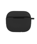 Чехол-футляр для наушников Silicone Case with microfibra для Samsung Buds FE / Buds 2 / Buds 2 Pro / Buds Live, Black