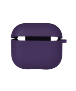 Чехол-футляр для наушников Silicone Case with microfibra для Airpods 4, Purple