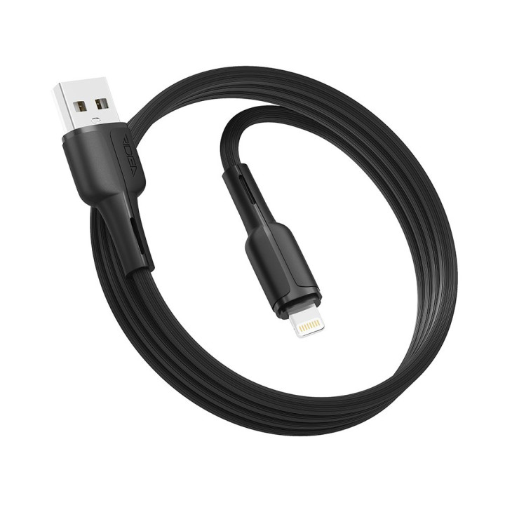 USB Data-кабель Ridea RC-CO10 CommonPro 12W 2,4A Lightning 1m, Black