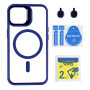 Чехол - накладка TPU+PC+Metal Stand Case with MagSafe and Camera Lenses для iPhone 16 Pro