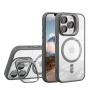 Чехол - накладка TPU+PC+Metal Stand Case with MagSafe and Camera Lenses для iPhone 16 Pro