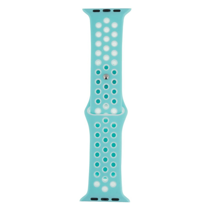 Ремешок Silicone Nike для Apple Watch 42 / 44mm + Protect Case, 21, Turquoise White