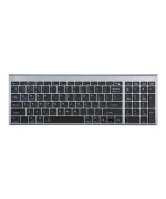 Беспроводная bluetooth клавиатура JEQANG JB-386, Steel