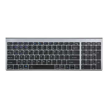 Бездротова bluetooth клавіатура JEQANG JB-386, Steel