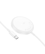 Беспроводное Зарядное Устройство Hoco CW50 Fast 3-in-1 magnetic 15W для iWatch, White