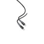 USB кабель XO NB-Q226A Silicone 2-color Type-C to Lightning 27W 1m, Black