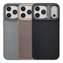 Чохол Kajsa Glamorous Collection Straw Mat Pattern with MagSafe для iPhone 17 Pro