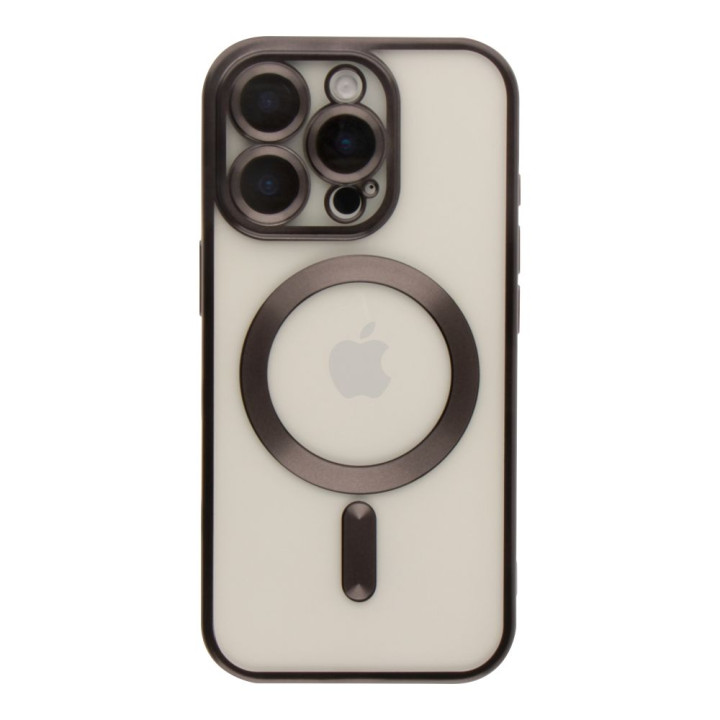 Чохол TPU Metallic Chrome Full Camera with Magsafe для iPhone 16 Pro
