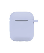 Чохол Silicone Case with hook для Airpods 1 / 2, Lilac