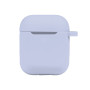 Чехол Silicone Case with hook для Airpods 1 / 2, Lilac