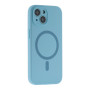 Чехол - накладка Silicone Case Full Camera with Magsafe для iPhone 14 yellow