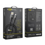 Data - кабель YOKI LED YK-LE17 USB to Lightning 12W 1.2m, Black