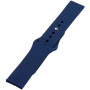 Ремінець Silicone 22mm Original Button Design для Samsung / Amazfit / Huawei, Midnight Blue