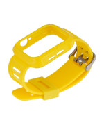 Ремешок Silicone Shine для Apple Watch 44mm + Protect Case, Yellow