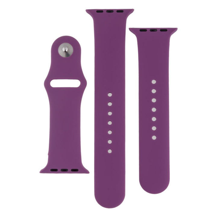 Ремінець Silicone Two-Piece для Apple Watch 42 / 44mm, 43, Grape