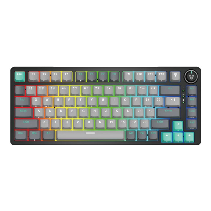 Бездротова ігрова клавіатура Fantech ATOM PRO83 MK913 MERCURY Red Switch, Black