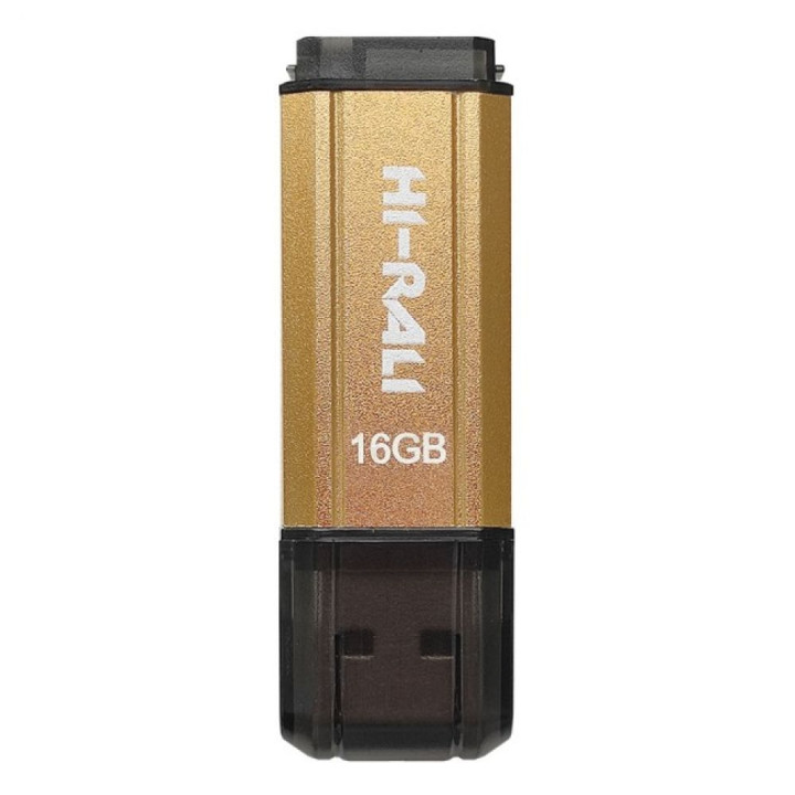 USB флешка Flash Drive Hi-Rali Stark 16gb, Gold