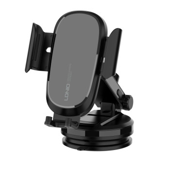 Автомобильный держатель LDNIO MW21-1 Wireless charger 15W, Black