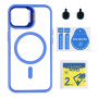 Чехол - накладка TPU+PC+Metal Stand Case with MagSafe and Camera Lenses для iPhone 16 Pro