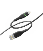 USB Кабель Ridea RC-RL15 RGB Light Lightning 12W 1.2m, Black
