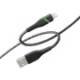 USB Кабель Ridea RC-RL15 RGB Light Lightning 12W 1.2m, Black