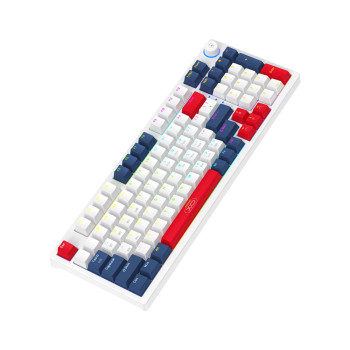 Ігрова Bluetooth Клавіатура XO KB-08 Mechanical, White-blue-red
