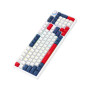 Ігрова Bluetooth Клавіатура XO KB-08 Mechanical, White+blue+red