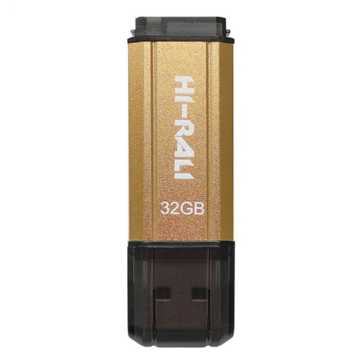 USB флешка Flash Drive Hi-Rali Stark 32gb, Gold