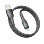 USB Кабель Ridea RC-RL15 RGB Light Lightning 12W 1.2m, Black