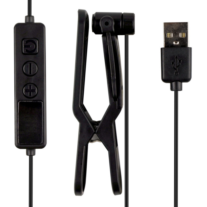 USB автоклікер із прищіпкою для ігор та програм, Black