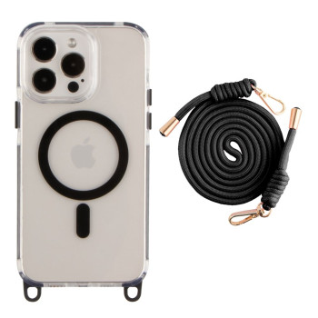 Чехол TPU+PC LanyardCase with MagSafe для iPhone 15 Pro Max