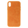Чехол-накладка Leather Croc Case для Apple iPhone XR