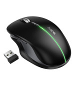 Бездротова Bluetooth миша Hoco GM40 Dixon RGB dual-mode (rechargeable version), Black