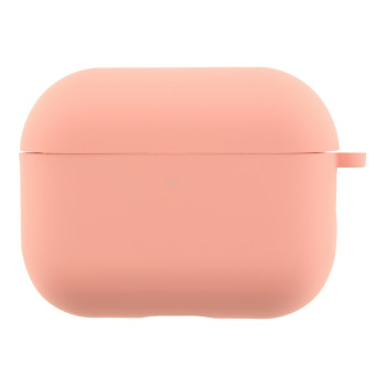 Чехол - футляр Silicone Case with microfibra для Airpods Pro 3, Pink