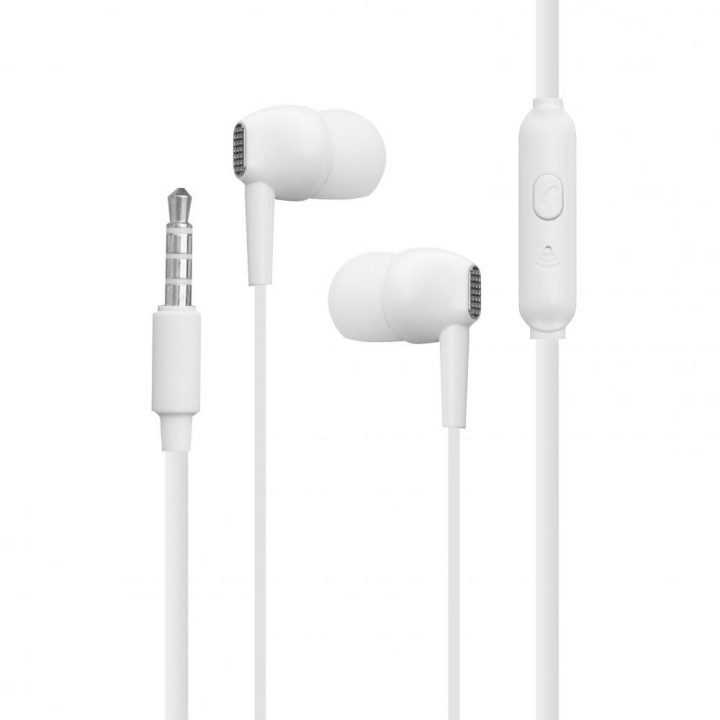 Навушники-гарнітура Borofone BM51 jack 3,5 мм 1.2m, White