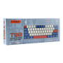 Ігрова клавіатура TWolf T60 Blue Switch. Blue-White
