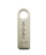 USB флешка Flash Drive Hi-Rali Shuttle 32gb, Steel