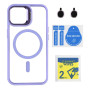 Чехол - накладка TPU+PC+Metal Stand Case with MagSafe and Camera Lenses для iPhone 16 Pro