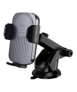 Автоутримувач для смартфона Borofone BH222 Wireless 15W, Gray