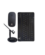 Бездротова Клавіатура та Миша JEQANG JB-986 BT keyboard + mouse + bracket, Black