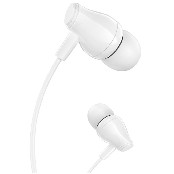 ﻿Вакуумні навушники Borofone BM61, White